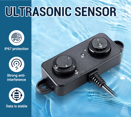 Supported short blind-zone RS485 ultrasonic sensor
